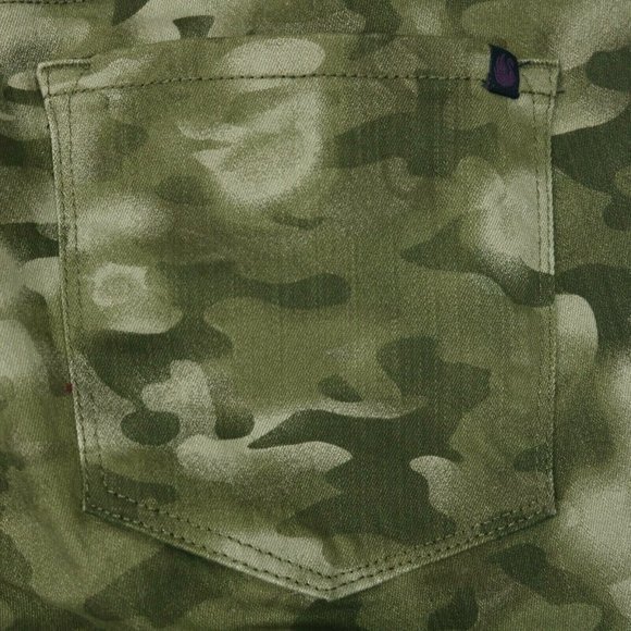 Gloria Vanderbilt Comfort Curvy Skinny Jeans‎ Willow Green Camo 10 - Picture 9 of 10